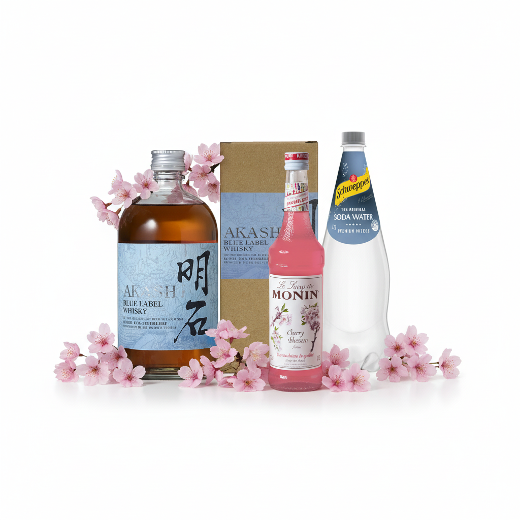 Cherry Blossom Highball Cocktail Set