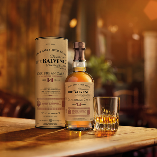 The Balvenie 14 Year Old Carribean Cask Single Malt Whisky 700ML