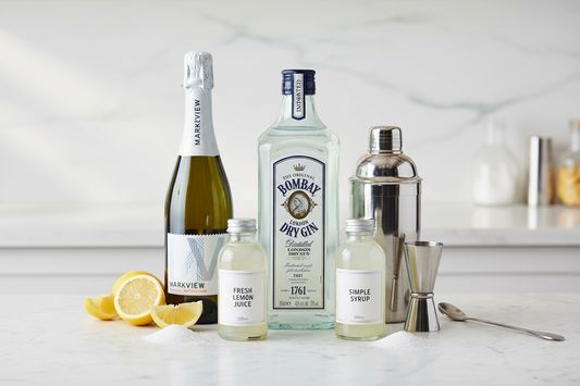 Cocktail Set with Bombay Gin and Prosecco