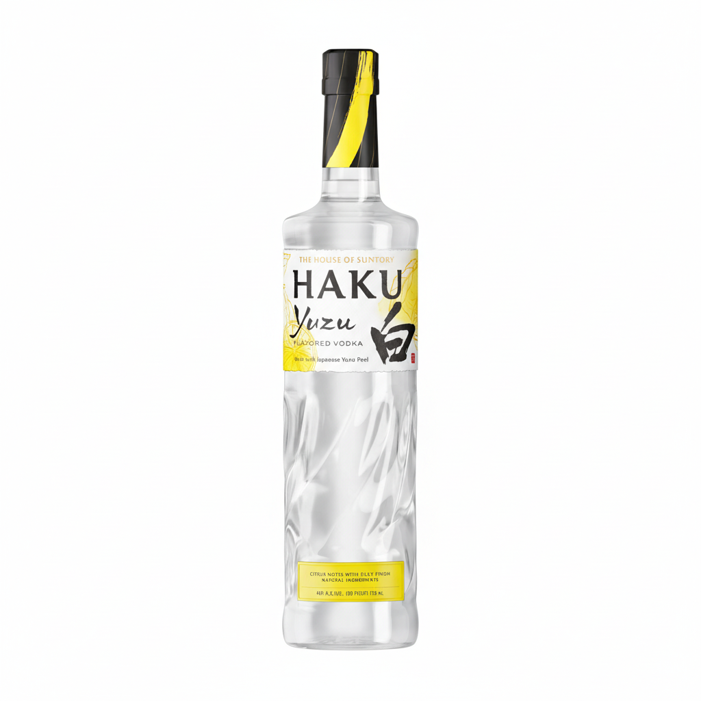 Haku Yuzu Vodka 700mL - White Background