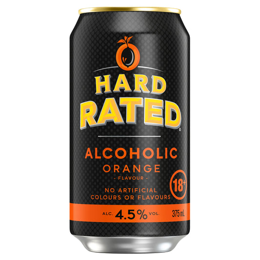 Hard Rated Orange Can 375mL