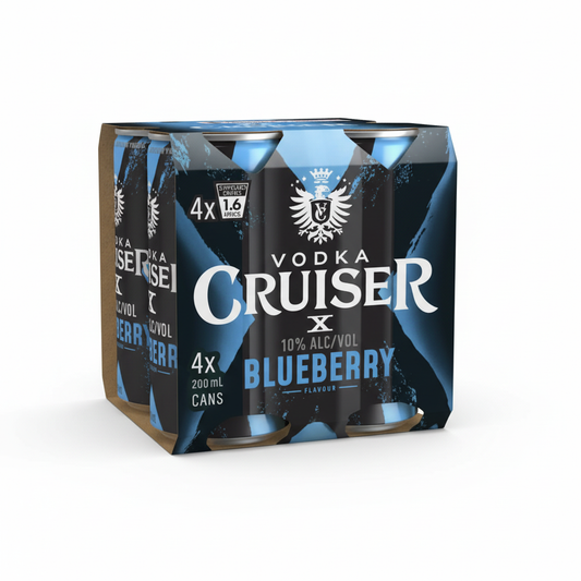 Vodka Cruiser Blueberry 4 Pack
