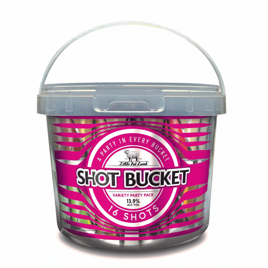 Little Fat Lamb Shot Bucket 16 Shots variety party pack