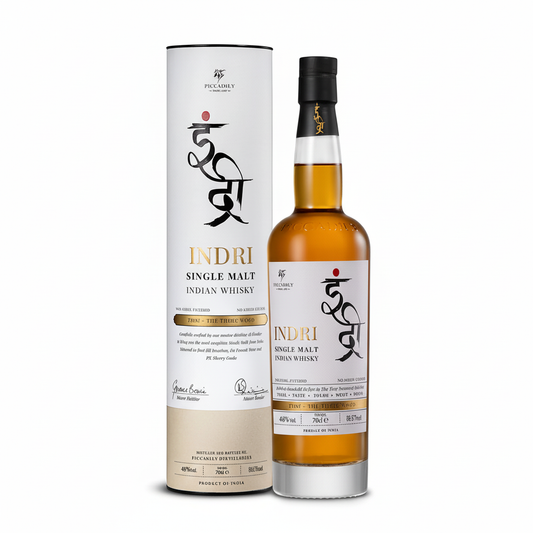 Indri Single Malt Indian Whisky Professional Product Image