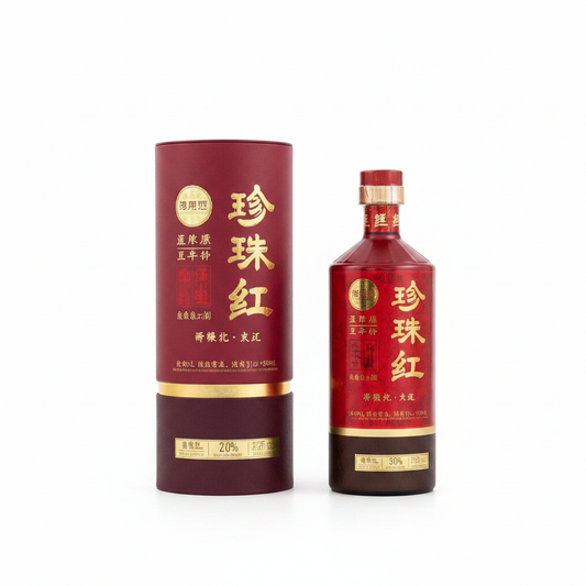 Pearl Red Epic Baijiu 500mL Studio Shot