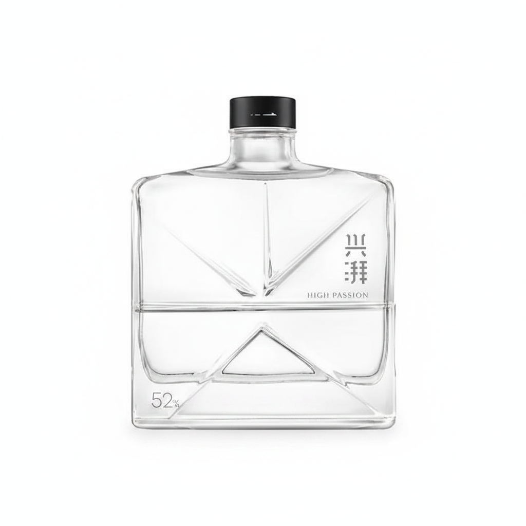 Pearl Red High Passion 3YO Baijiu Studio Shot