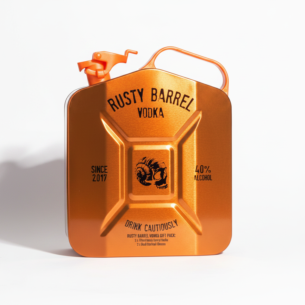 Rusty Barrel Vodka Copper Jerry Can