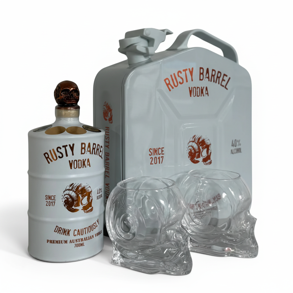 Rusty Barrel Vodka Jerry Can Limited Edition Gift Pack