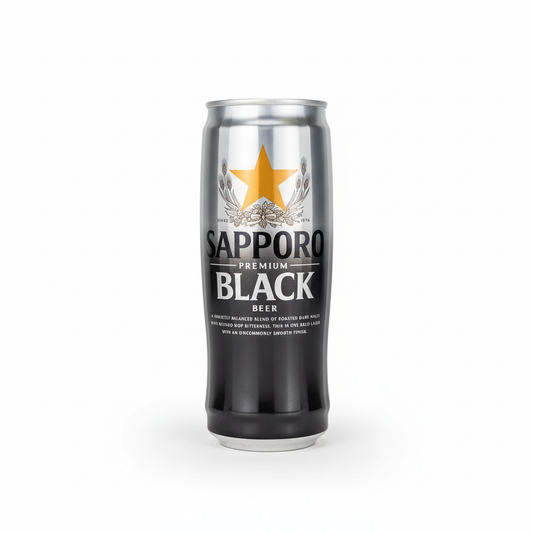 Sapporo Black Can 650mL Professional Product Image