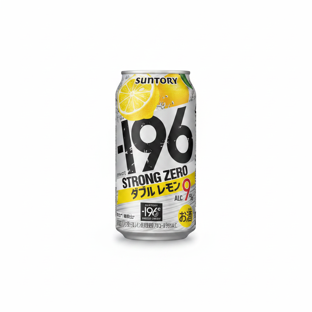 Suntory -196 Strong Zero Double Lemon Can