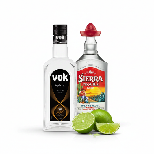 Tequila Cocktail Set with VOK Triple Sec and Sierra Tequila