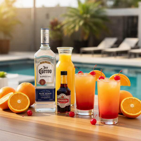 Tequila Sunrise Cocktail Set