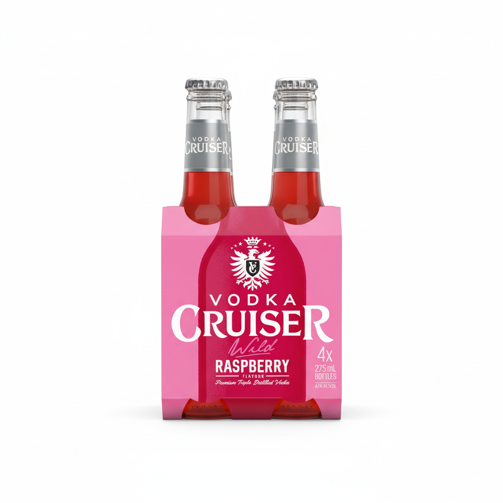 Vodka Cruiser Wild Raspberry 4 Pack